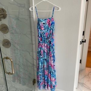 LIKE NEW- Lilly Pulitzer Aviana Maxi Dress- Size 00